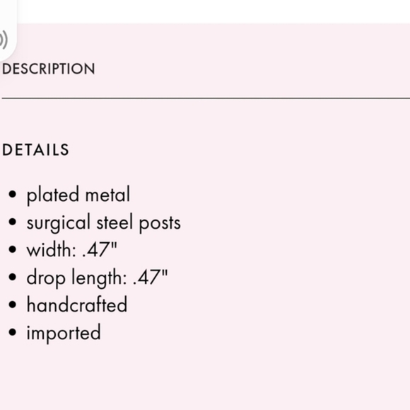 Kate Spade glitter gumdrop earrings NWT‎ - Picture 2 of 4